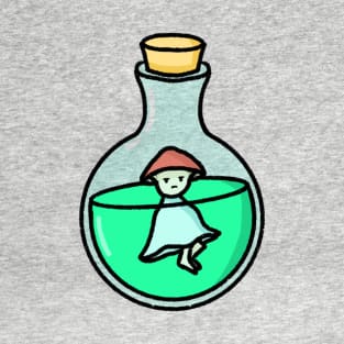 Mushroom Man In A Bottle T-Shirt